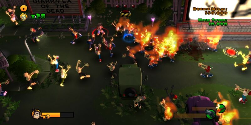 Burn Zombie Burn! - PC Game Screenshot