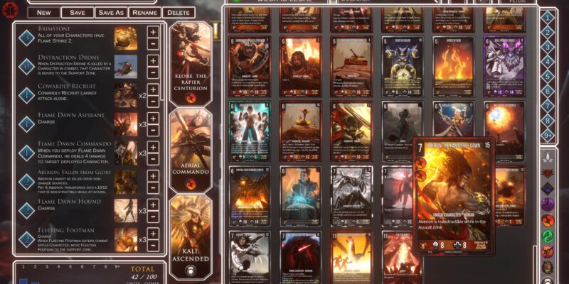 Infinity Wars: Animated Trading Card Game - PC Game Screenshot