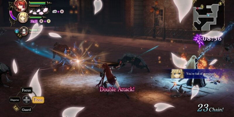 Nights of Azure 2: Bride of the New Moon - PC Game Screenshot