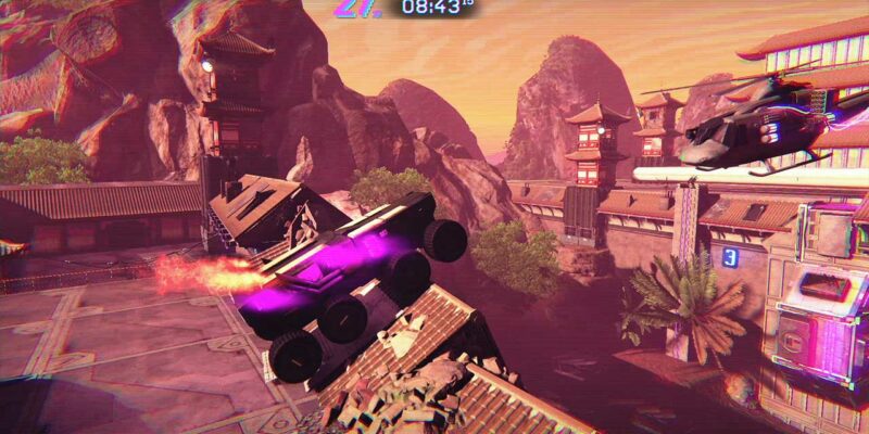 Trials of the Blood Dragon - PC Game Screenshot