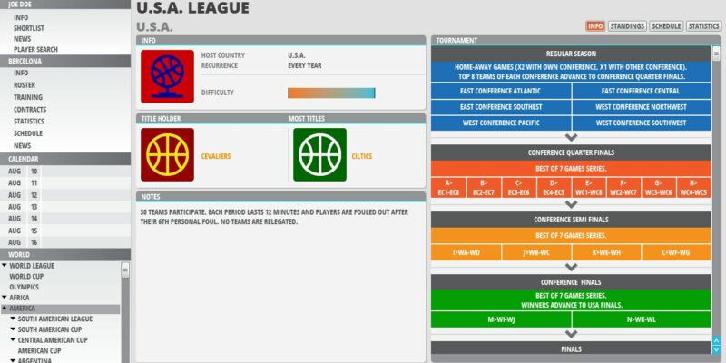 World Basketball Manager 2 - PC Game Screenshot