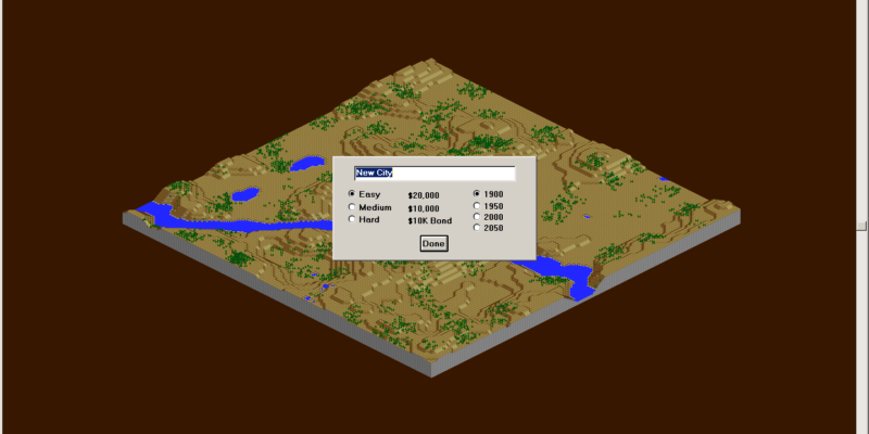SimCity 2000 - PC Game Screenshot