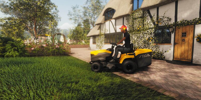 Lawn Mowing Simulator - PC Game Screenshot